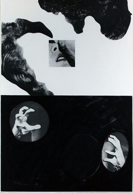 John Baldessari, ‘Kiss, Hair, Hands’, 1986