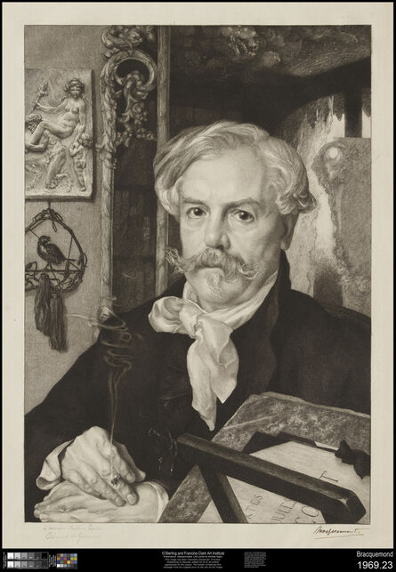 Félix Bracquemond, ‘Portrait of Edmond de Goncourt ’, 1881