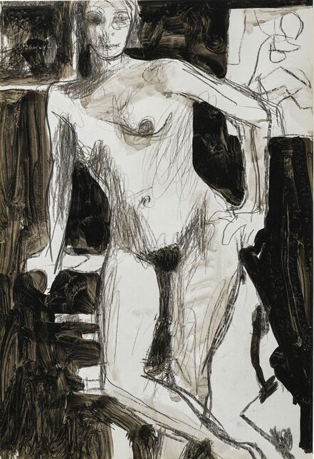 Richard Diebenkorn, ‘Untitled (Standing Nude)’, circa 1960-1966