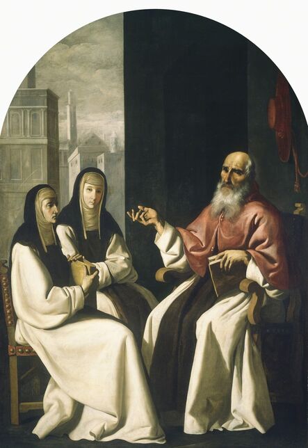 Francisco de Zurbarán and Workshop, ‘Saint Jerome with Saint Paula and Saint Eustochium’, ca. 1640/1650