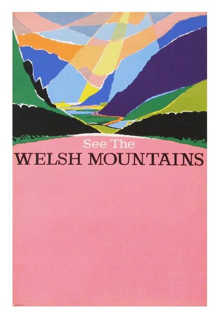 Harry Stevens, ‘1960s British Transport Welsh Mountains Travel Poster ’, ca. 1962