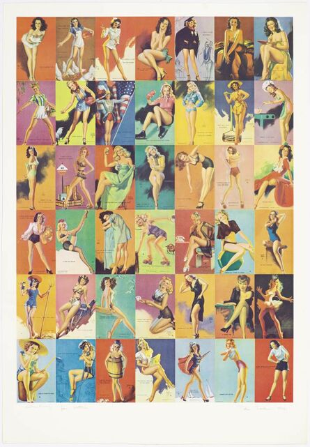Peter Phillips, ‘Glamour Girls’, 1974
