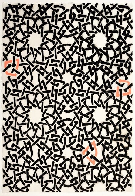 Teresa Cole, ‘Black and Pink Web Pattern’, 2015