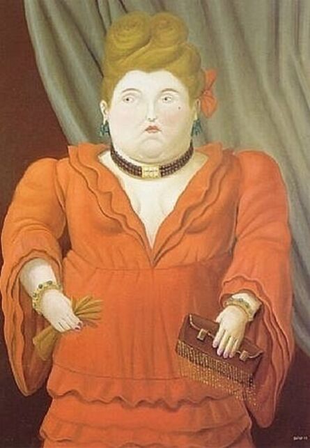 Fernando Botero, ‘Society Woman’, 2003