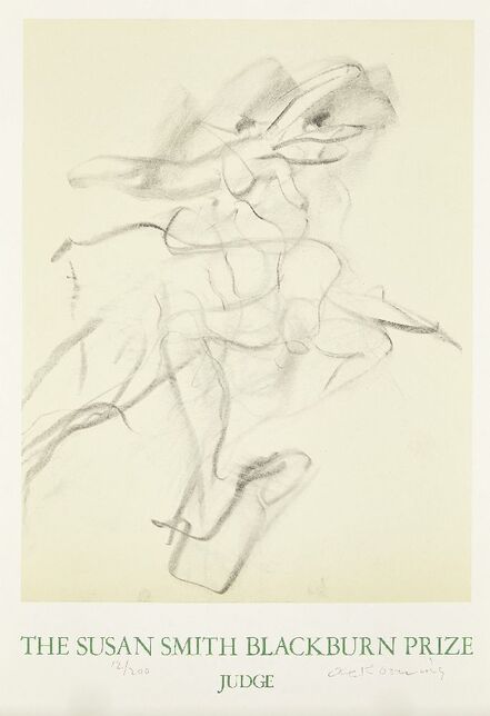 Willem de Kooning, ‘The Susan Smith Blackburn Prize Judge poster’, 1978