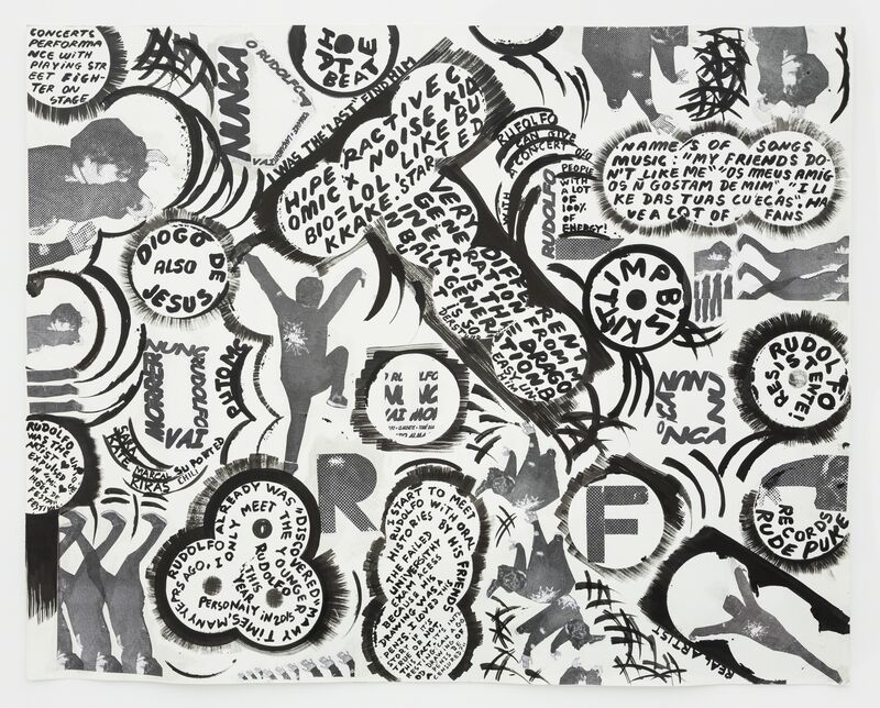 Carla Filipe, ‘The artists is also a curator - Rudolfo, o resistente’, 2015, Drawing, Collage or other Work on Paper, Indian ink on paper