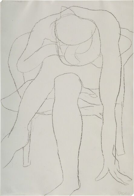 Richard Diebenkorn, ‘Untitled (Seated Woman, Reaching Down)’, 1960