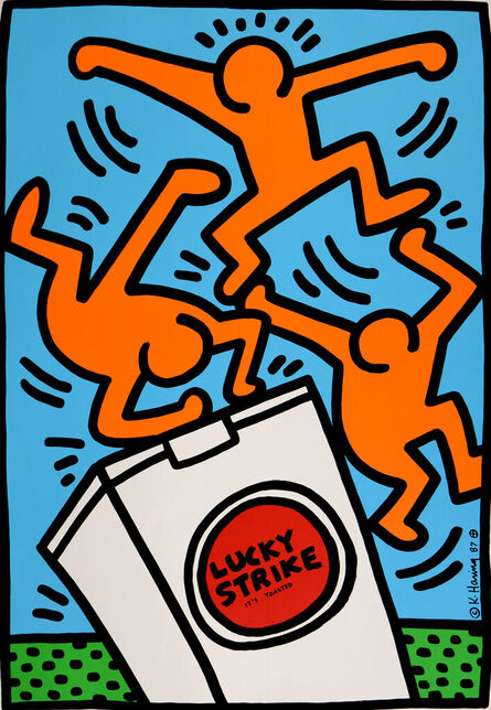 Keith Haring, ‘Lucky Strike (#C)’, 1987