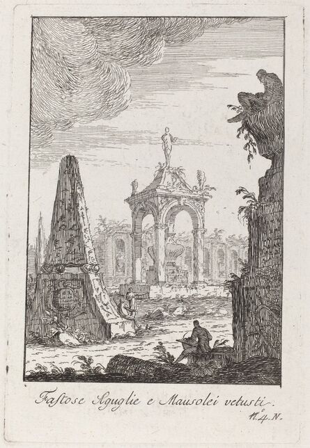Giovanni Francesco Costa, ‘Fastose Aguglie e Mausolei vetusti’, published 1767/1770