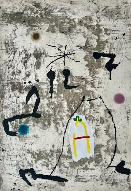Joan Miró, ‘Personatge I Estels V ’, 1979