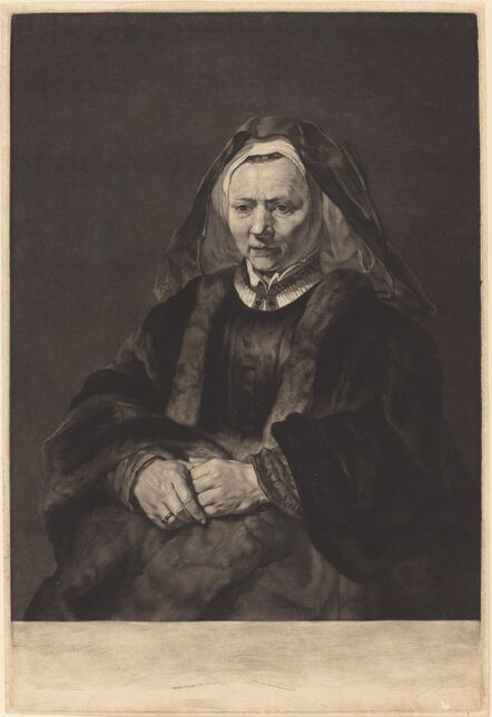 Richard Earlom after Rembrandt van Rijn, ‘Rembrandt's Wife’