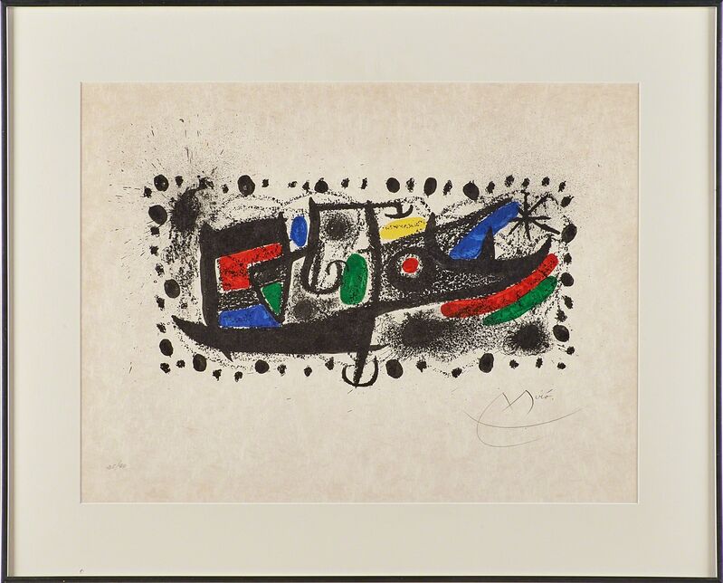 Joan Miró, ‘Joan Miro und Katalonien’, 1969, Print, Lithograph in colors (framed), Rago/Wright/LAMA