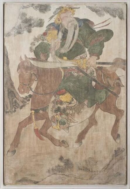 Unknown Artist, ‘General Guan Yu on Horseback’, Ming or Qing Dynasty-17th century