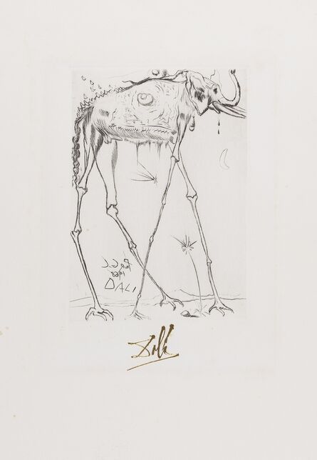 Salvador Dalí, ‘Eléphant (from Fifteen Etchings) (Field 68-4G; M&L 283-e)’, 1968