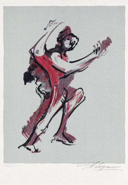 David Alfaro Siqueiros, ‘Moving Figures, Prison Fantasies Portfolio II’, 1973