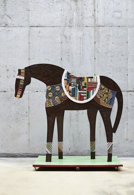 Shin Sang Ho, ‘Horse - Emerald Green Pedestal’, 2014