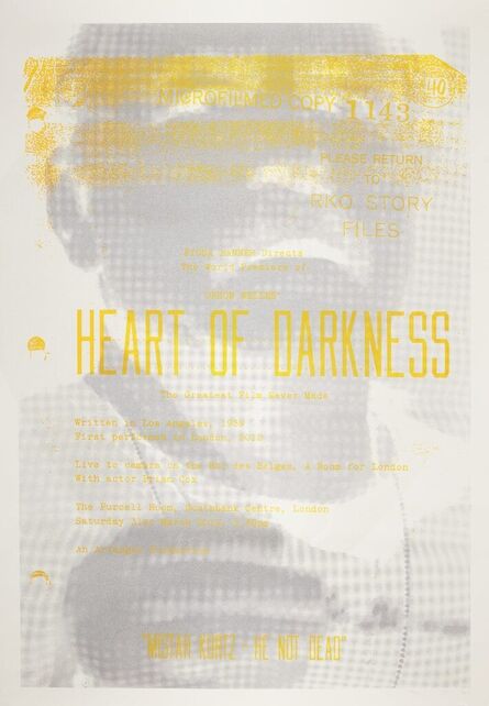 Fiona Banner, ‘Heart of darkness, Mistah Kurtz. He Not Dead’, 2012