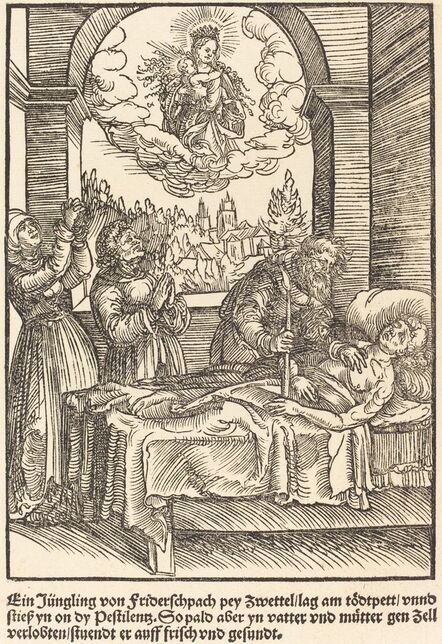 Master of the Miracles of Mariazell, ‘Ein Jungling von Friderschpach ...’, ca. 1503