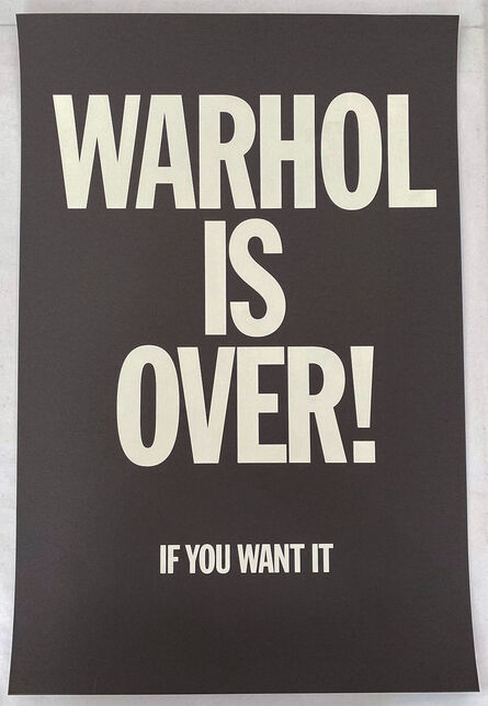 Simon Thompson, ‘Warhol is over (Black)’, 2007