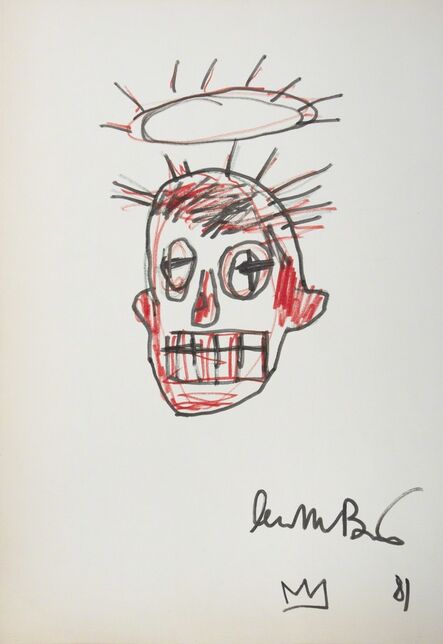 Jean-Michel Basquiat, ‘Untitled Portrait with Crown of Thorns’, 1981