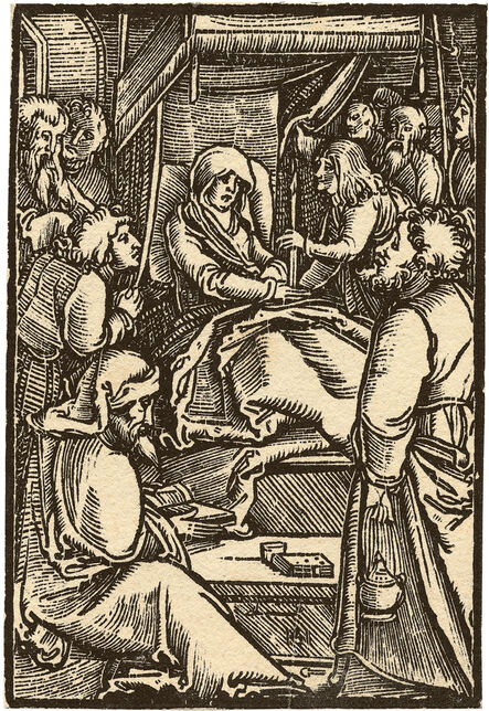 Hans Schäufelein the Elder, ‘The Death of the Virgin’, ca. 1512