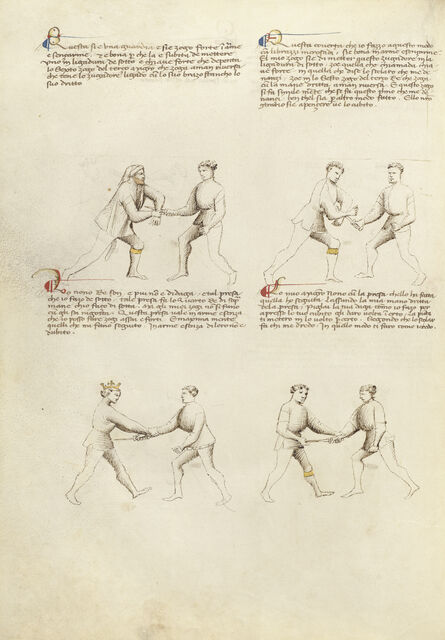 Fiore Furlan dei Liberi da Premariacco, ‘Combat with Dagger’, 1410