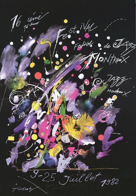 Jean Tinguely, ‘Montreux Jazz Poster’, 1982