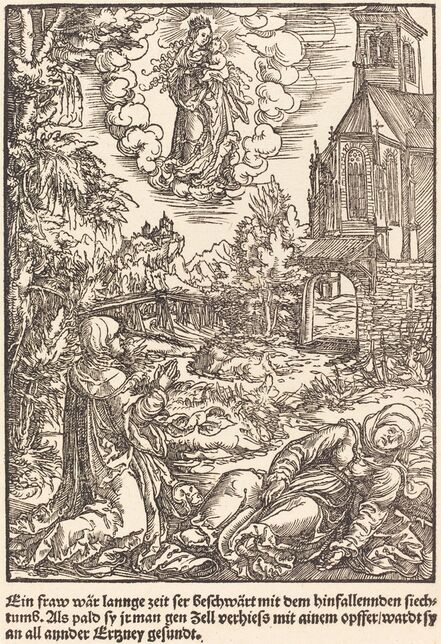 Master of the Miracles of Mariazell, ‘Ein Frau war lannge Zeit ...’, ca. 1503