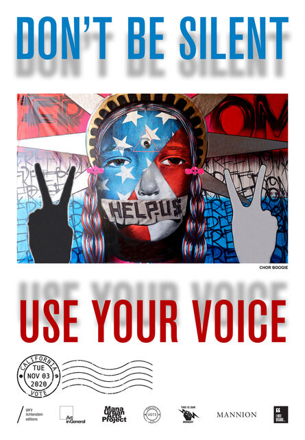 Chor Boogie, ‘Bay Area, California Get Out The Vote Poster by Chor Boogie’, 2020