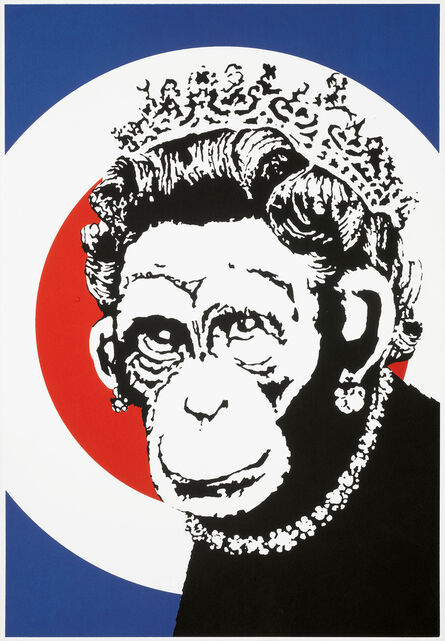 Banksy, ‘Monkey Queen (Unsigned)’, 2003