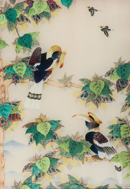Terris Temple, ‘Chatting Hornbills 閒聊的犀鳥’, 2013