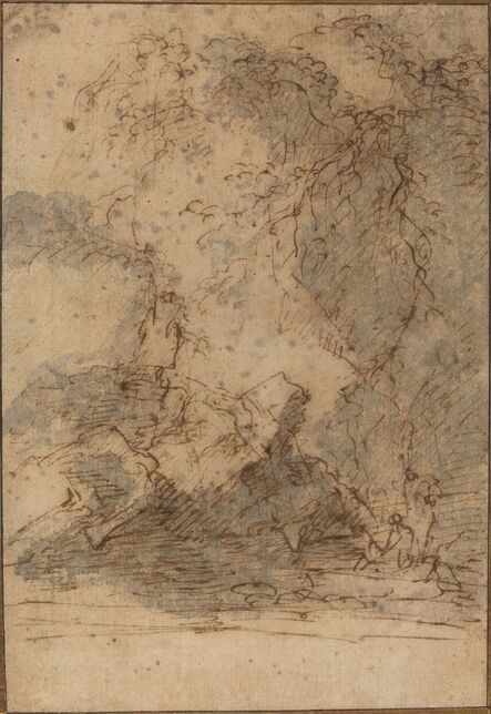 Salvator Rosa, ‘Landscape’, mid 1660s