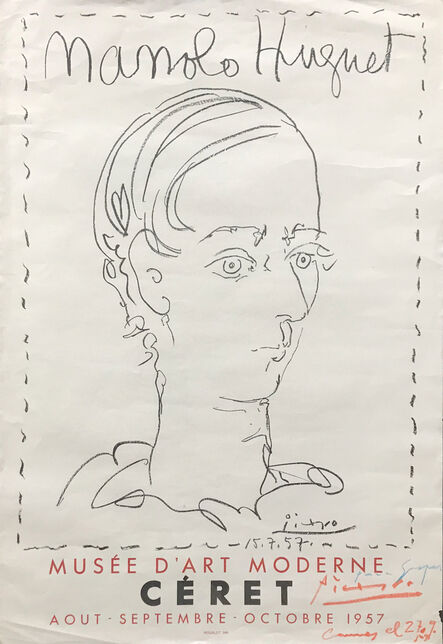 Pablo Picasso, ‘Manolo Huguet | Affiche pour le Musée de Céret’, 1957