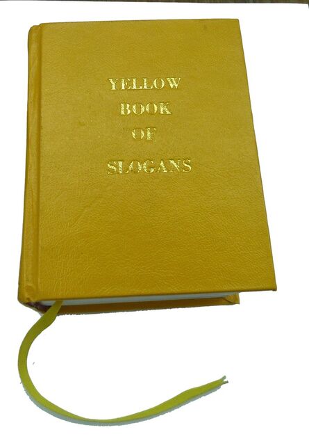 Kiri Dalena, ‘Yellow Book of Slogans’, 2010