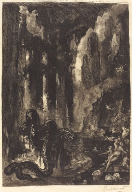 Félix Bracquemond after Gustave Moreau, ‘Untitled (The Dream of the Mogul?)’, 1886