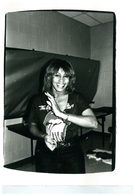 Andy Warhol, ‘Tina Turner (backstage at a Rolling Stones concert)’, 1981