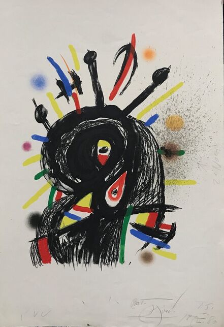 Joan Miró, ‘Le Lanceur de Couteaux’, 1980
