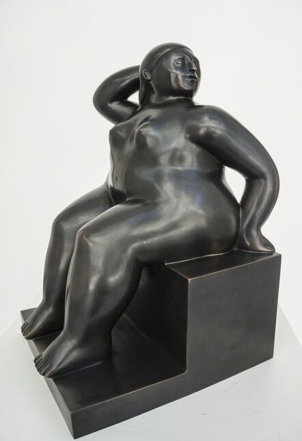 Fernando Botero, ‘Donna Seduta su Cubo’, 2006