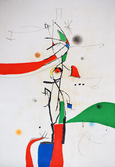 Joan Miró, ‘The Demi-Mondaine by the Window | Demi-Mondaine à sa Fenêtre’, 1975