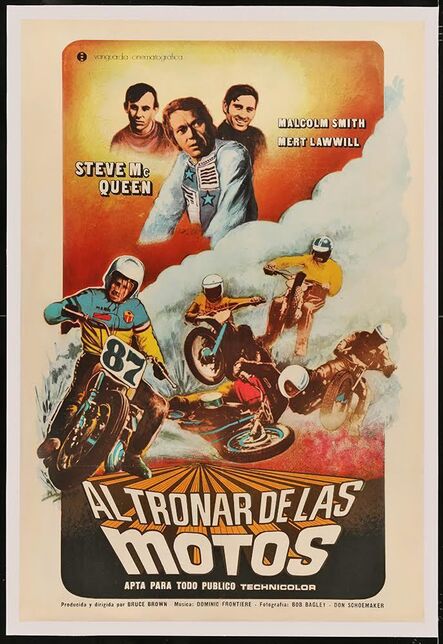 Anon, ‘ON ANY SUNDAY Argentine Movie Poster 1971 Steve McQueen’, 1971
