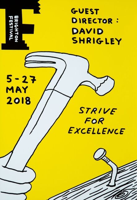 David Shrigley, ‘Strive for Excellence’, 2020