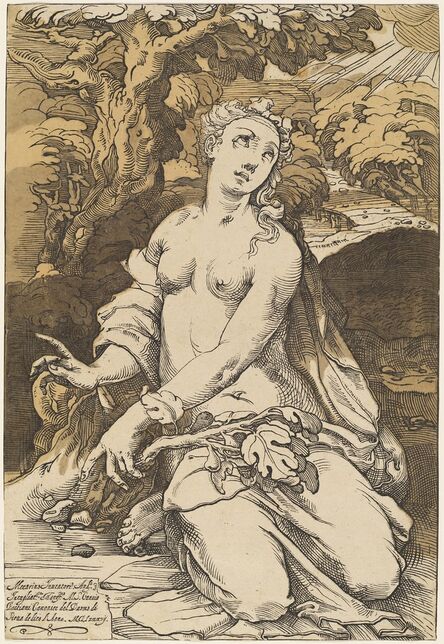 Andrea Andreani, ‘Eve’, 1586
