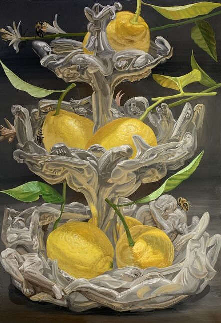Gerald Davis, ‘Big Porcelain with Lemons’, 2021