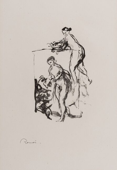 Pierre-Auguste Renoir, ‘Femme au Cap de Vigne, 3ieme Variante (Delteil 46, Stella 46)’, 1904