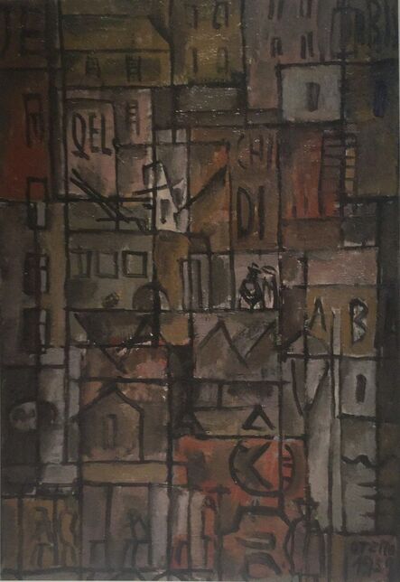 Manuel Otero, ‘Estructura con elementos de ciudad ’, 1959