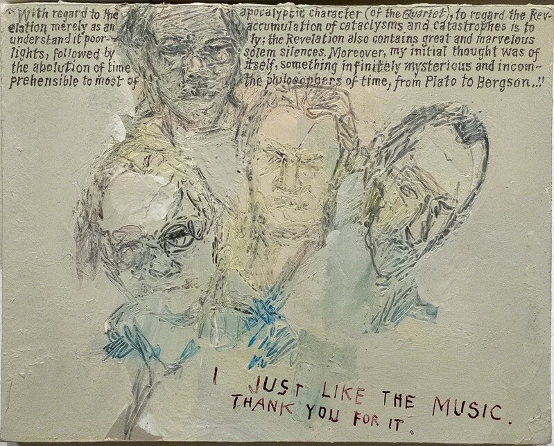 Barron Storey, ‘Players: Thank You’, 2015, Painting, Mixed media on canvas, ANNO DOMINI