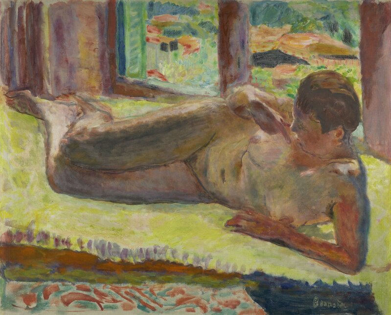 Pierre Bonnard, ‘Reclining Nude’, 1927, Painting, Oil on canvas, Clark Art Institute