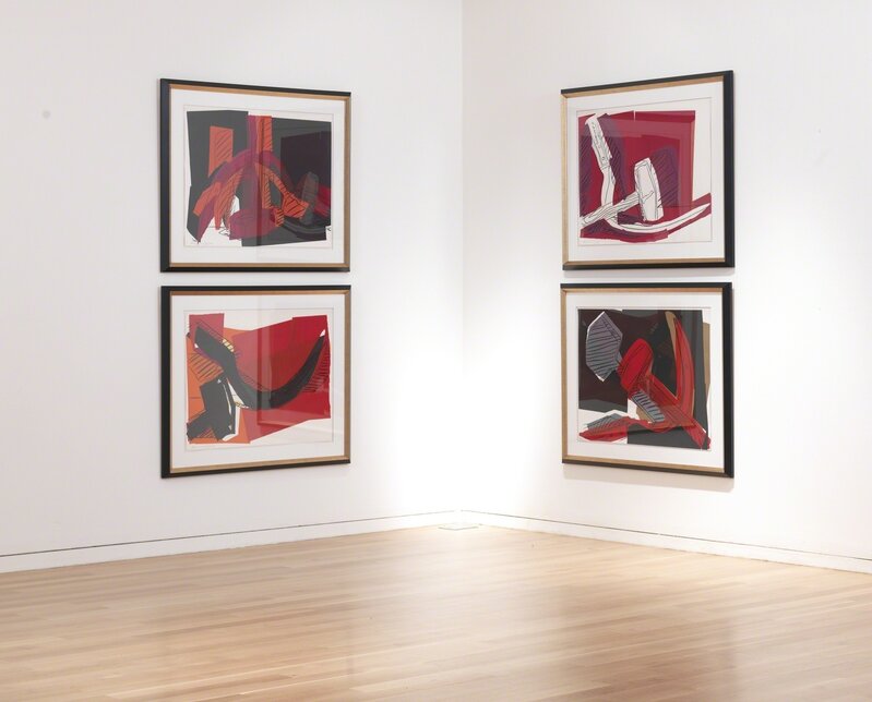 Andy Warhol, ‘Hammer and Sickle (Feldman & Schellmann II.161-164)’, 1977, Print, The complete portfolio, comprising four screenprints in colors, Sotheby's