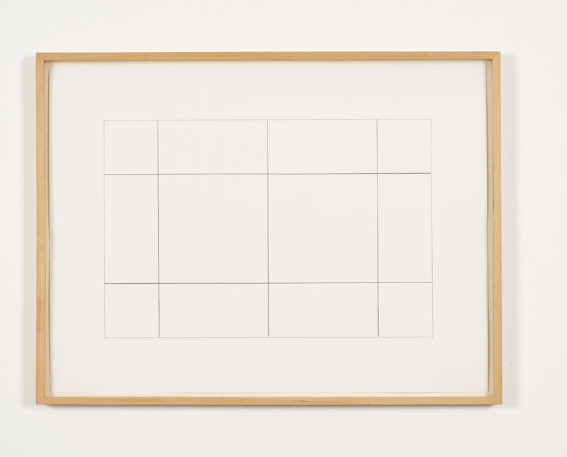 Donald Judd, ‘Untitled’, 1993, Drawing, Collage or other Work on Paper, Graphite on paper, Galerie Greta Meert