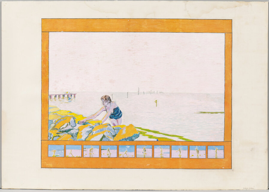 Study of Large Bather Painting